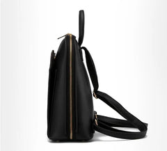 PU Leather Backpack Women Teenage Girls School Shoulder Bag Female Backpacks