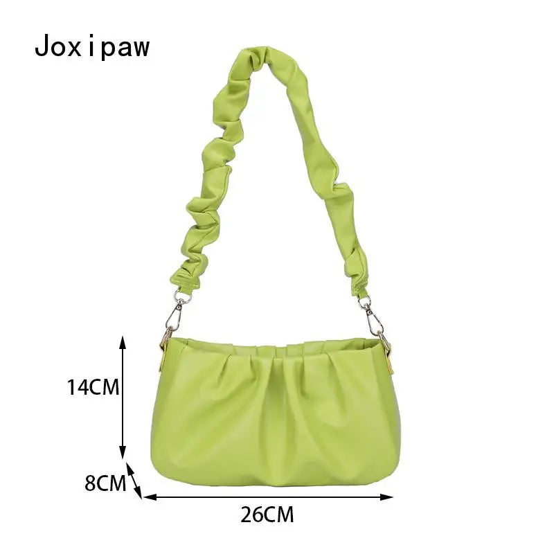 Pleated Handbag Crossbody Bag Large Capacity for Women