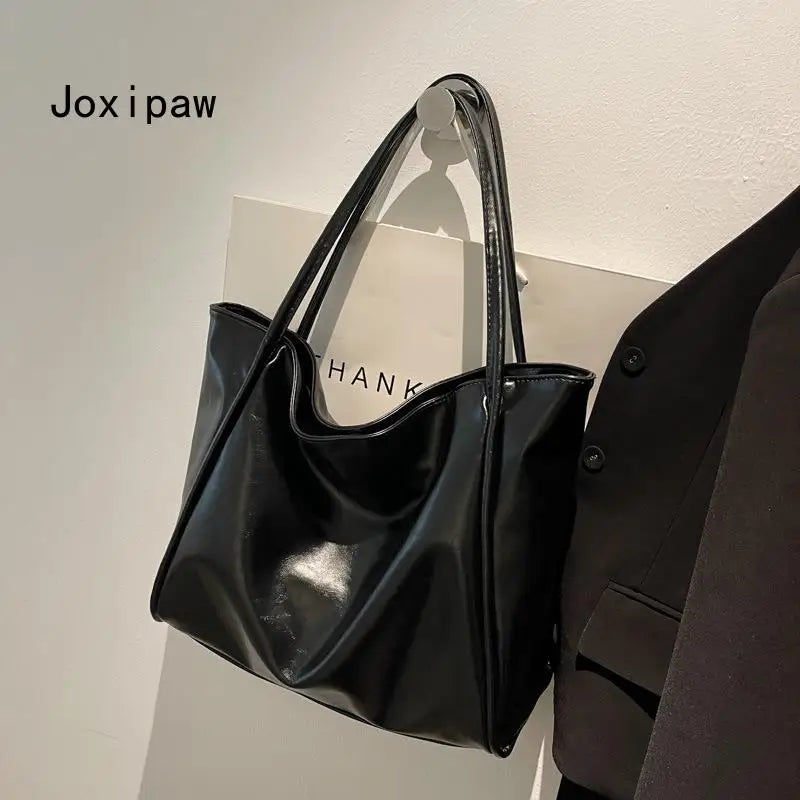 Vintage Large Capacity Shoulder Bag for Women, Casual Tote Handbag