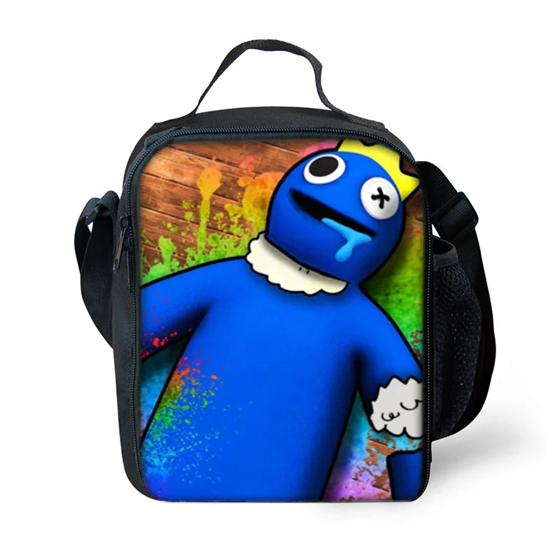 Rainbow Insulated Lunch Bag Large Capacity Portable Lunch Box