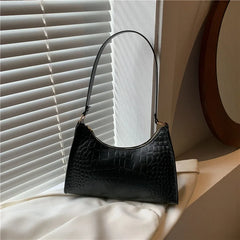 Retro Solid Shoulder Small Square Bag