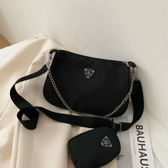 Retro Crossbody Bags Crescent Chain Shoulder Bags