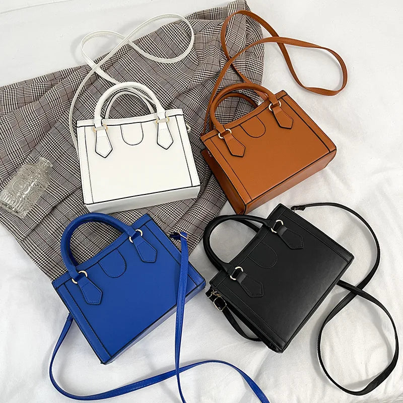 Retro Women Handbags Solid Girls Shoulder Bags Women Crossbody Bags