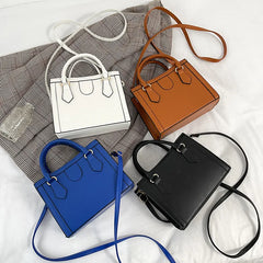 Retro Women Handbags Solid Girls Shoulder Bags Women Crossbody Bags