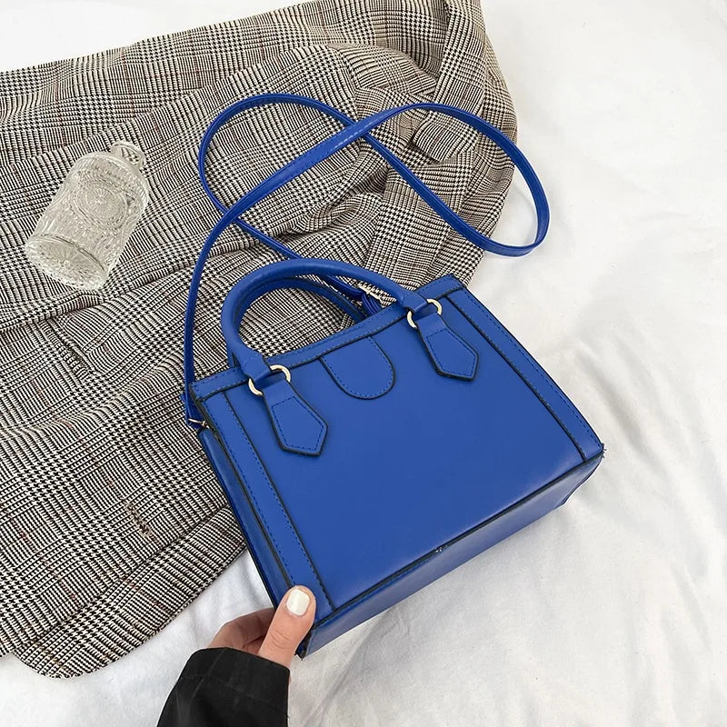 Retro Women Handbags Solid Girls Shoulder Bags Women Crossbody Bags