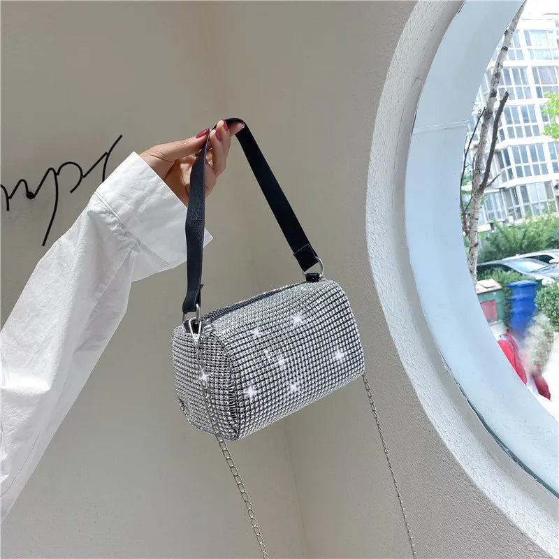 Rhinestone Handbag Women Diamonds Shoulder Bag Purse Crossbody Bag