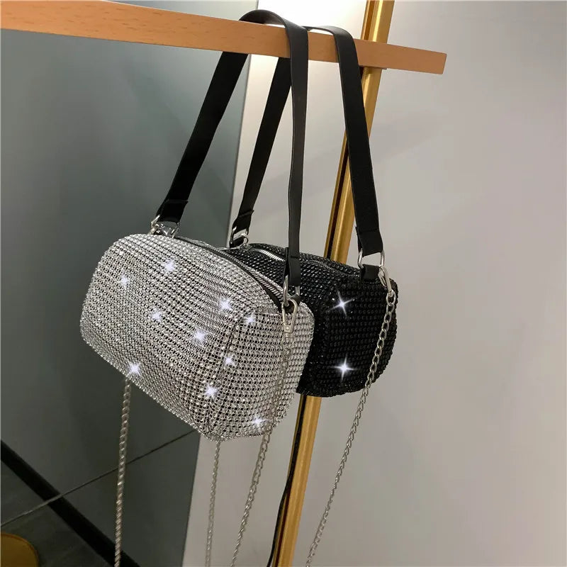 Rhinestone Handbag Women Diamonds Shoulder Bag Purse Crossbody Bag