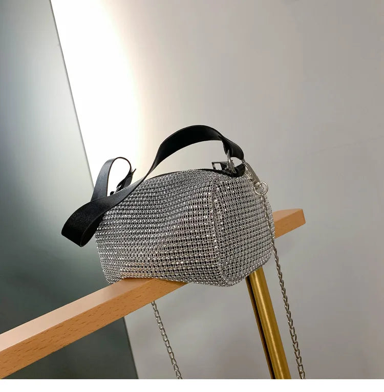 Rhinestone Handbag Women Diamonds Shoulder Bag Purse Crossbody Bag