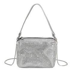 Rhinestone Handbag for Women Shoulder Bag Purse Ladies Crossbody Bag