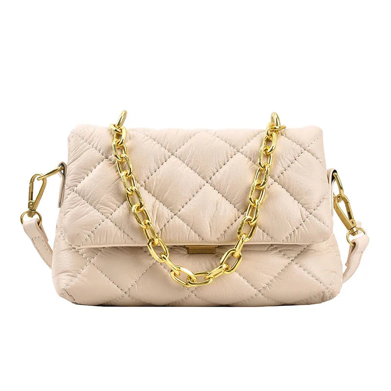 Women's Shoulder Bag Weaving PU Leather Messenger Bag