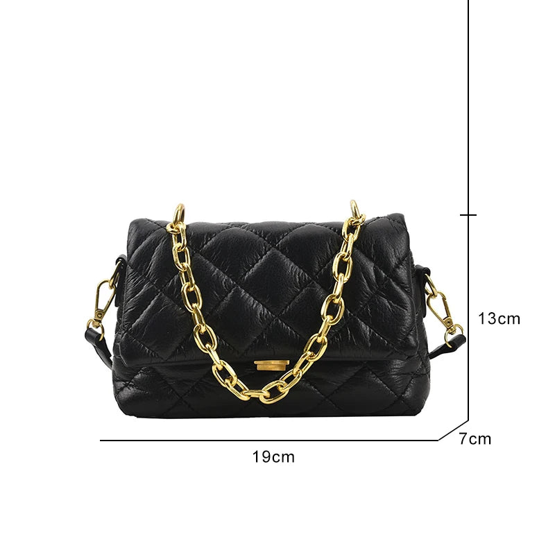 Women's Shoulder Bag Weaving PU Leather Messenger Bag