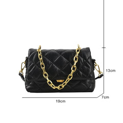 Women's Shoulder Bag Weaving PU Leather Messenger Bag