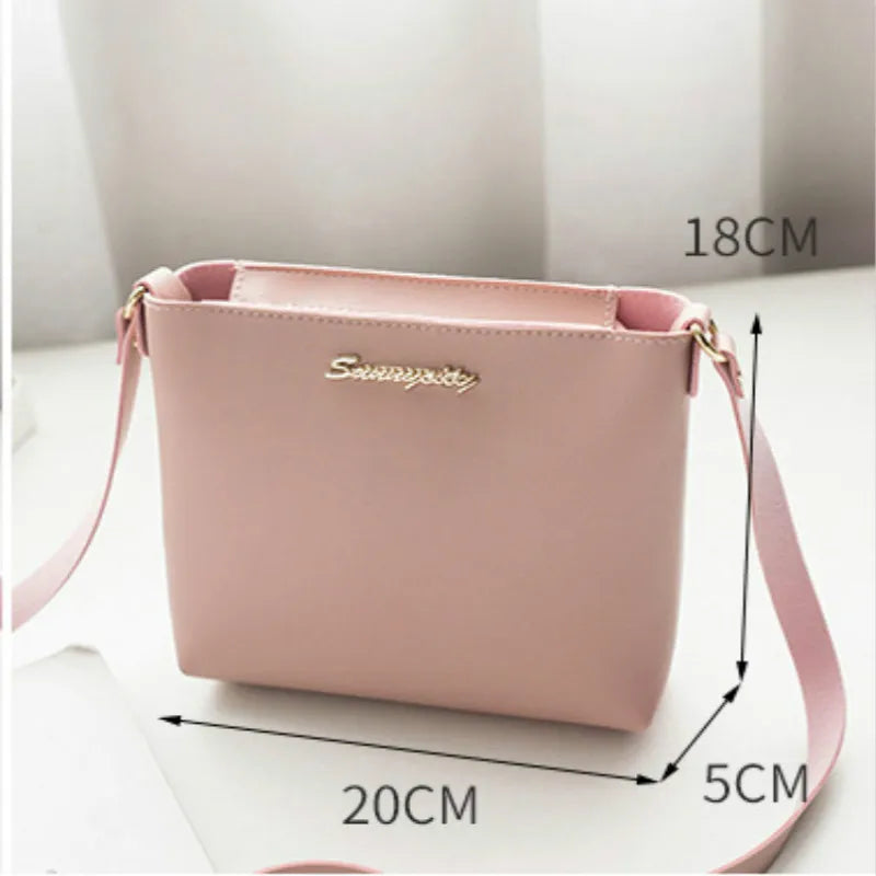 Retro Casual Shoulder Bag PU Three-dimensional Female Messenger Bag