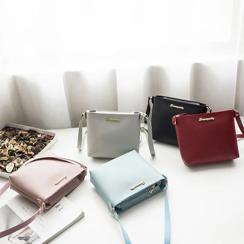 Retro Casual Shoulder Bag PU Three-dimensional Female Messenger Bag