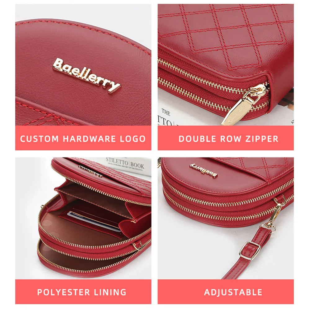 Small Plaid Women Bags Mini Phone Pocket Women Bag
