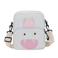 Cartoon Canvas Shoulder Bag for Girl Women All-match