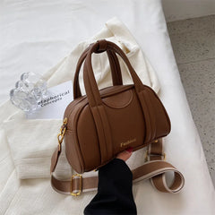 Small Tote Bag Women Shoulder Bags PU Leather Boston Crossbody Handbag