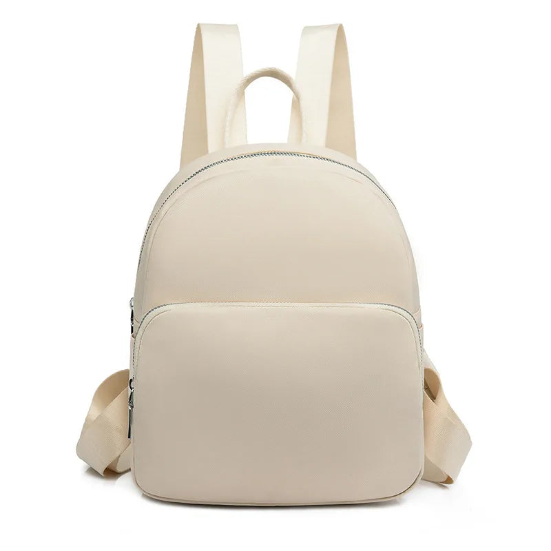 Small Women Backpack Waterproof Oxford Shoulder Bag Casual College Travel Bag