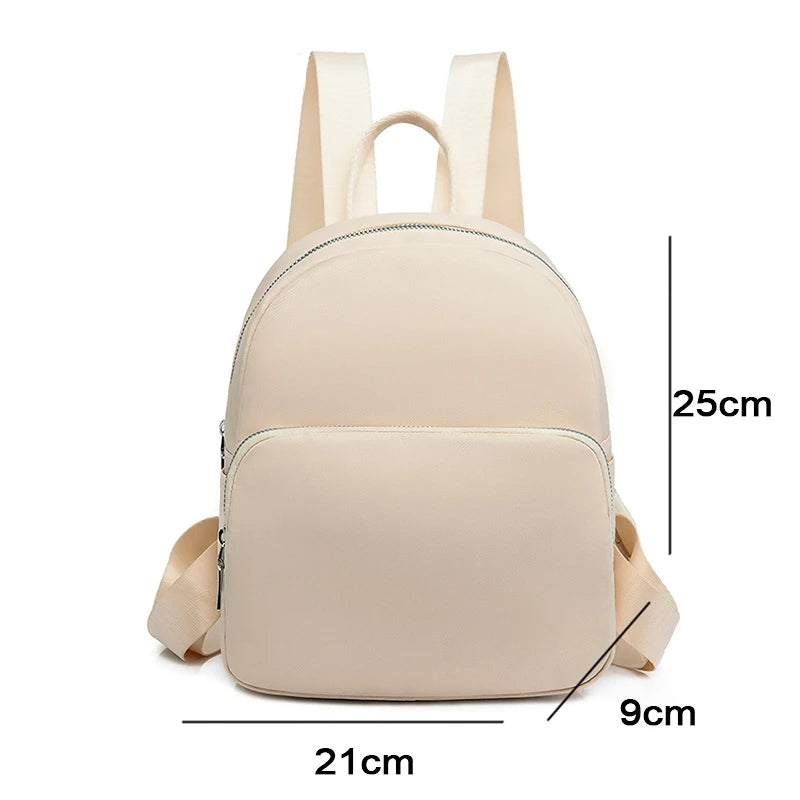 Small Women Backpack Waterproof Oxford Women'S Shoulder Bag Casual Backpacks