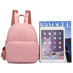 Small Women Backpack Waterproof Oxford Shoulder Bag Casual College Travel Bag