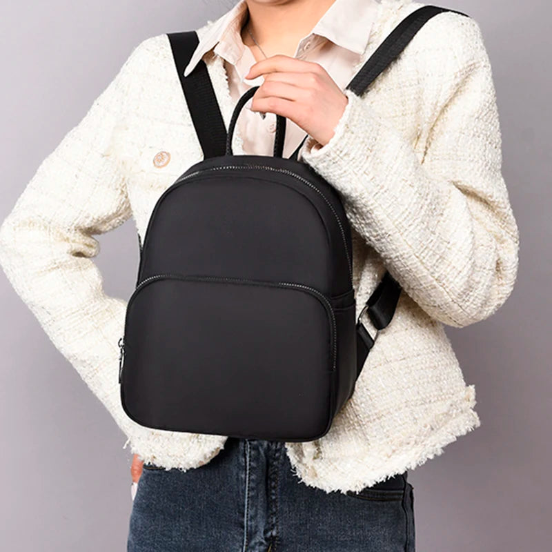 Small Women Backpack Waterproof Oxford Women'S Shoulder Bag Casual Backpacks