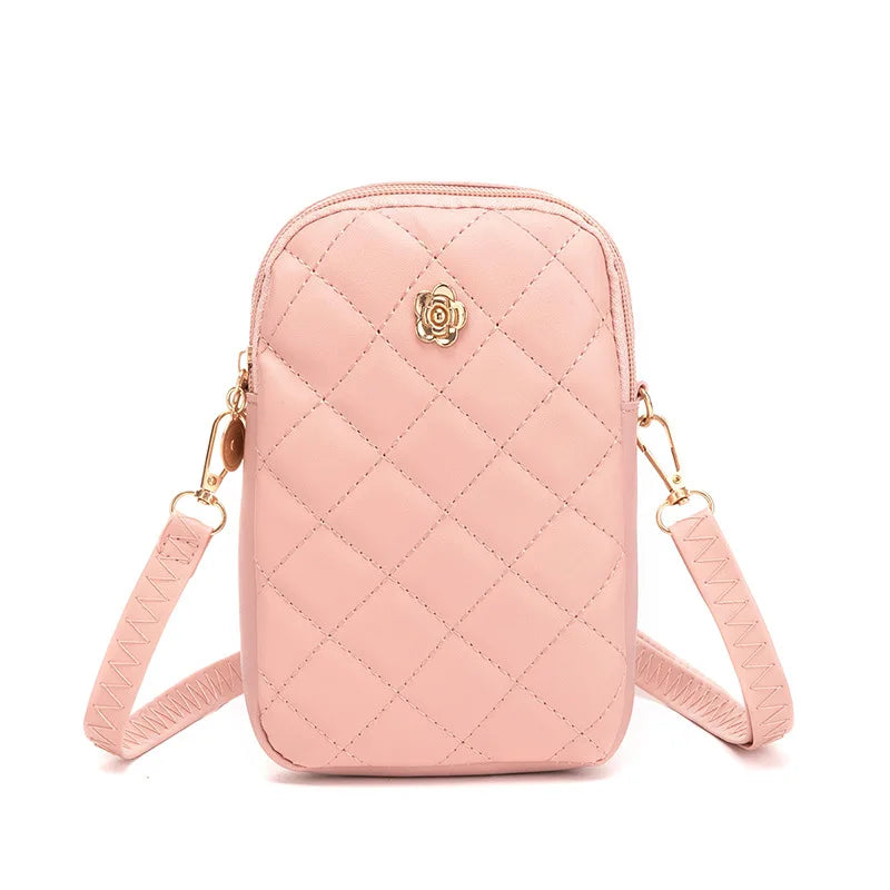 Plaid Soft Female Shoulder Bags Top Phone Pocket Small Women Bag