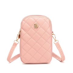 Plaid Soft Female Shoulder Bags Top Phone Pocket Small Women Bag