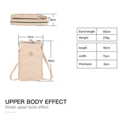 Small Women Bags Phone Bag Soft PU Leather Mini Women Messenger Bag
