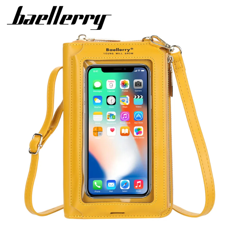 Small Women Bags Transparent Phone Bag Mini Women Messenger Bag