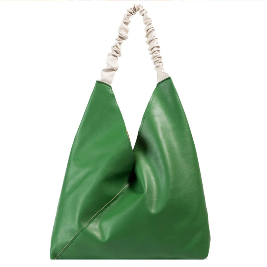 Soft Leather Women's Handbag Retro Tote Shoulder Bag