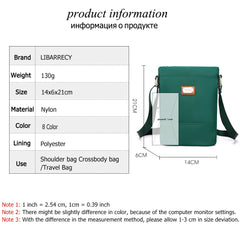 Small Nylon Shoulder Bag for Women with Wallet and Phone Pocket