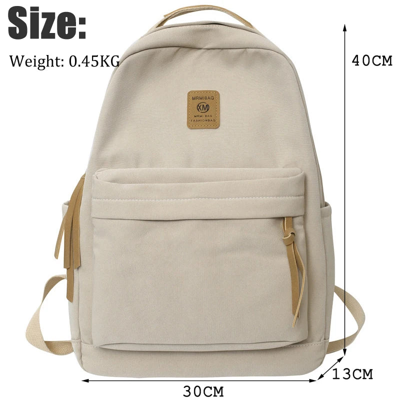 Waterproof Nylon Backpack Large Capacity School Backpack for Teenagers