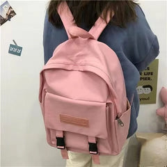 Nylon Waterproof Backpack Teenager Laptop Backbag School Bookbag Women Bag