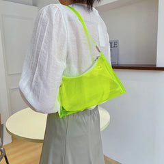 Transparent PVC Crossbody Bag Women Casual Shoulder Bag