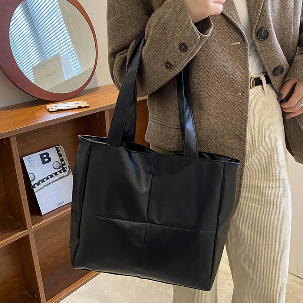Spring Autum Portable Women Cotton Padded Nylon Large Capacity Travel Handbag