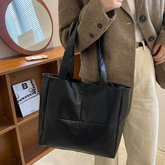 Spring Autum Portable Women Cotton Padded Nylon Large Capacity Travel Handbag