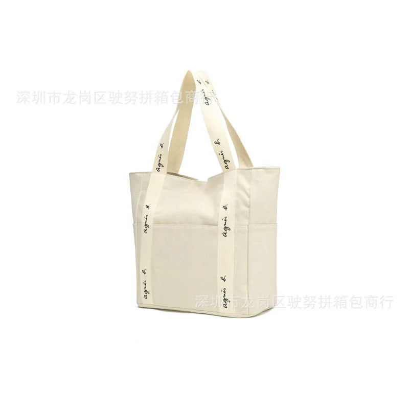 Spring Autumgirls Canvas Shoulder Bag College Student Portable Schoolbag