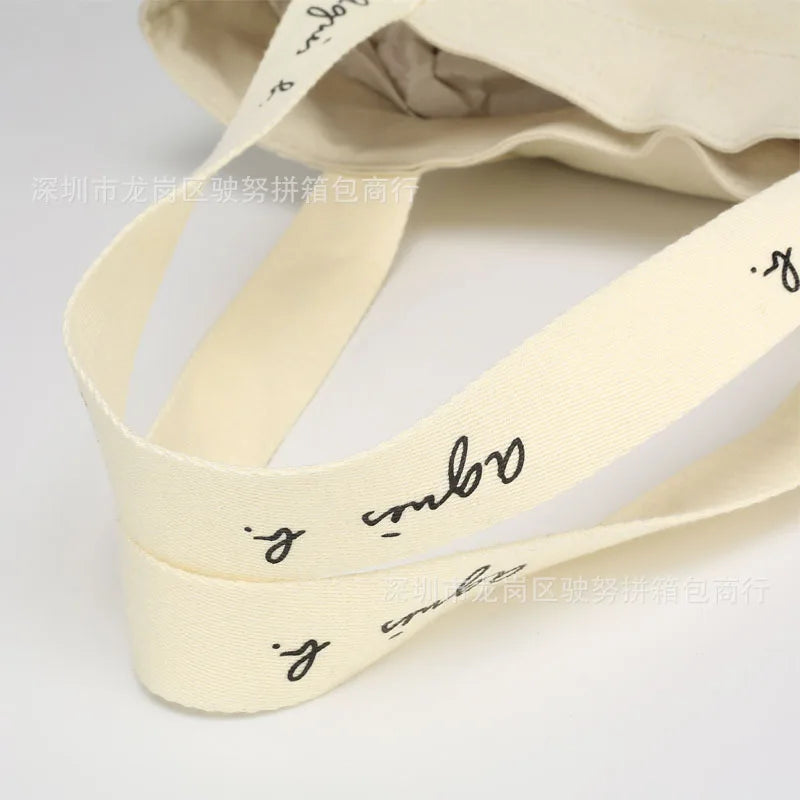 Spring Autumgirls Canvas Shoulder Bag College Student Portable Schoolbag