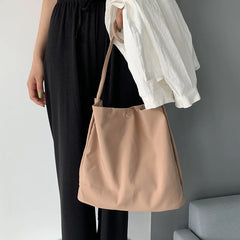 Spring Canvas Messenger Bag Large Eco Shopping Shoulder Bag For Women