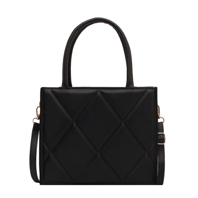 Spring Women Shoulder Bag Plaid Crossbody Bags Top Handle Bag