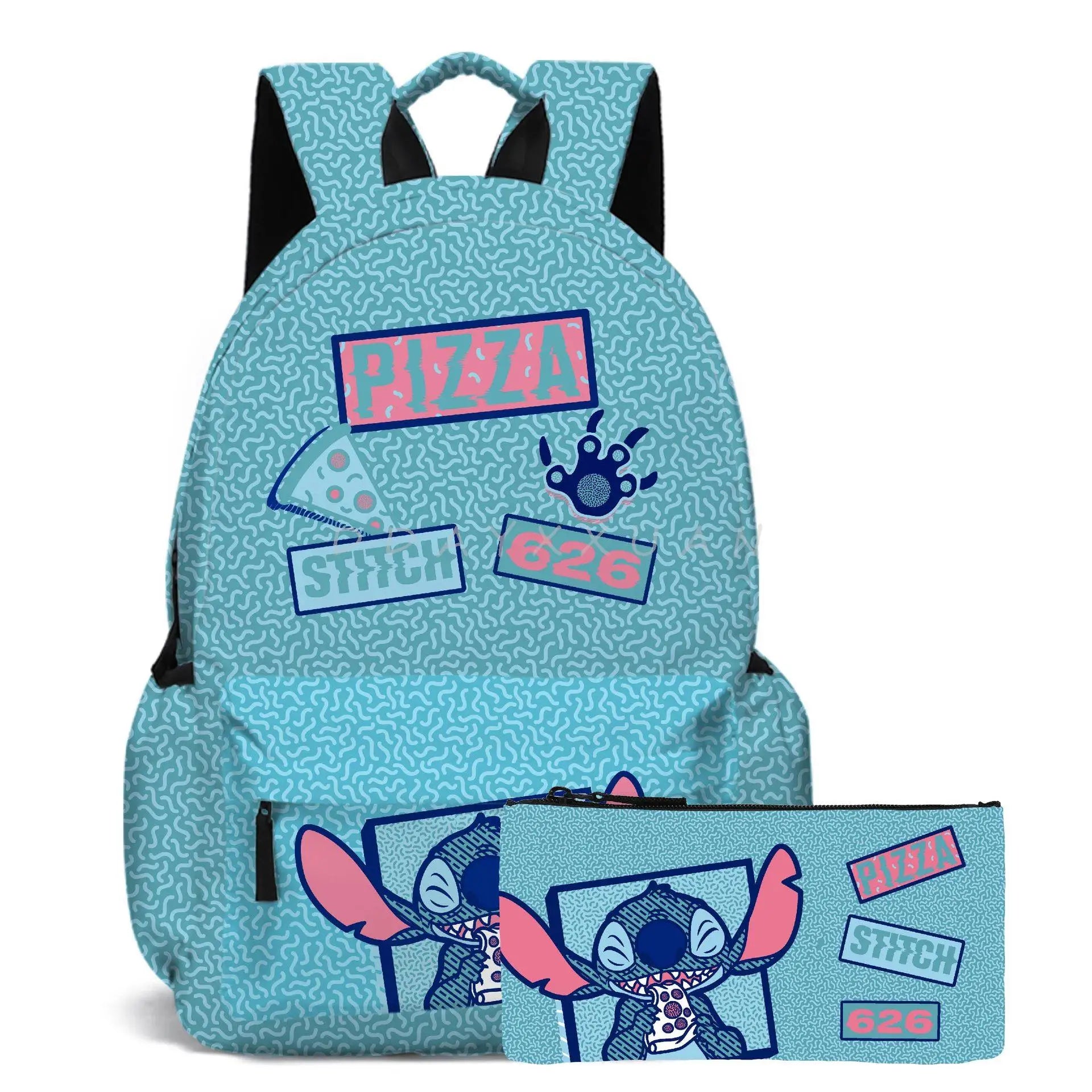 Stitch School Bag Backpack Storage Bag Pencil Case Rucksack
