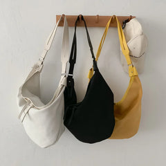Women's Leisure Canvas Bag Large Capacity Messenger Tote Bag