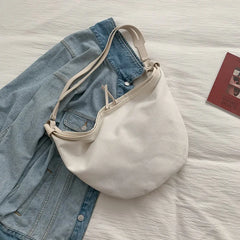 Women's Leisure Canvas Bag Large Capacity Messenger Tote Bag