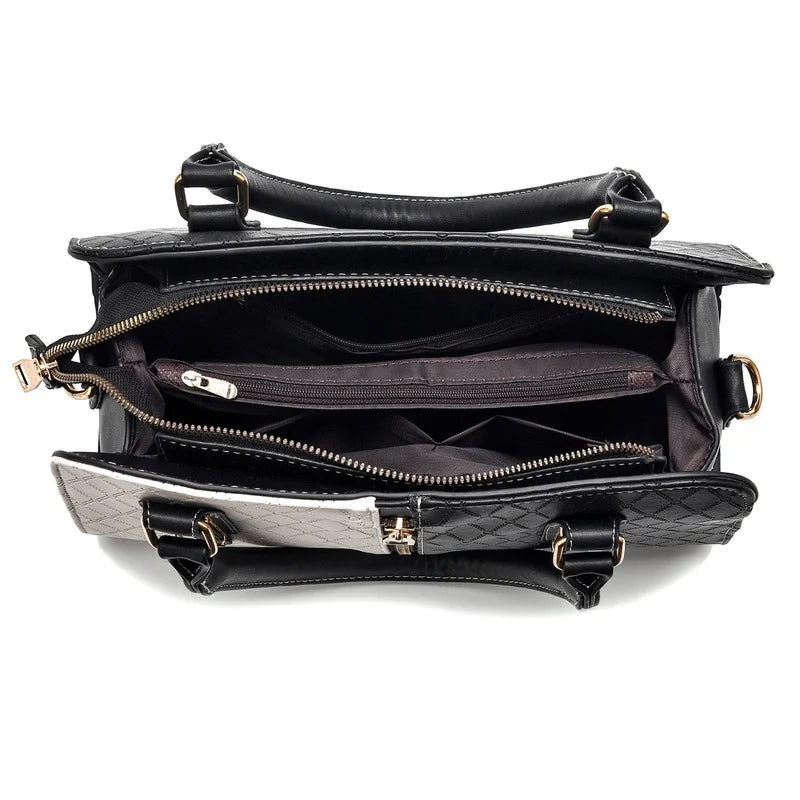 Women Leather Crossbody Tote Bag Casual Big Handbag