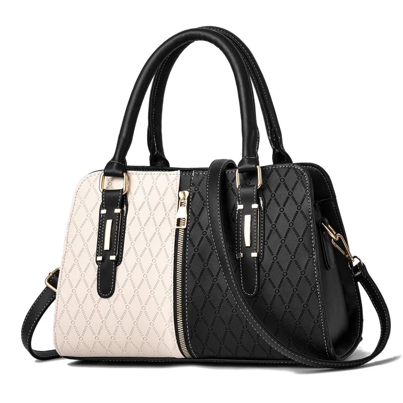Women Leather Crossbody Tote Bag Casual Big Handbag