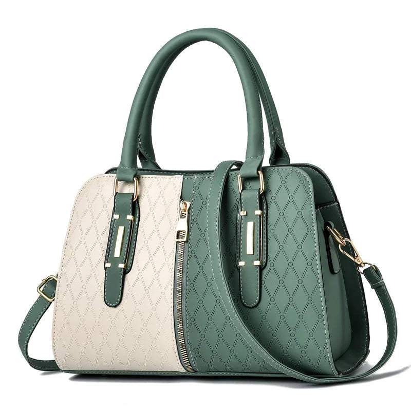 Women Leather Crossbody Tote Bag Casual Big Handbag