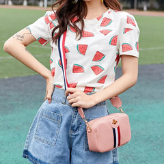 Small Famous Versatile Crossbody Bag Ladies Square Shoulder Bag