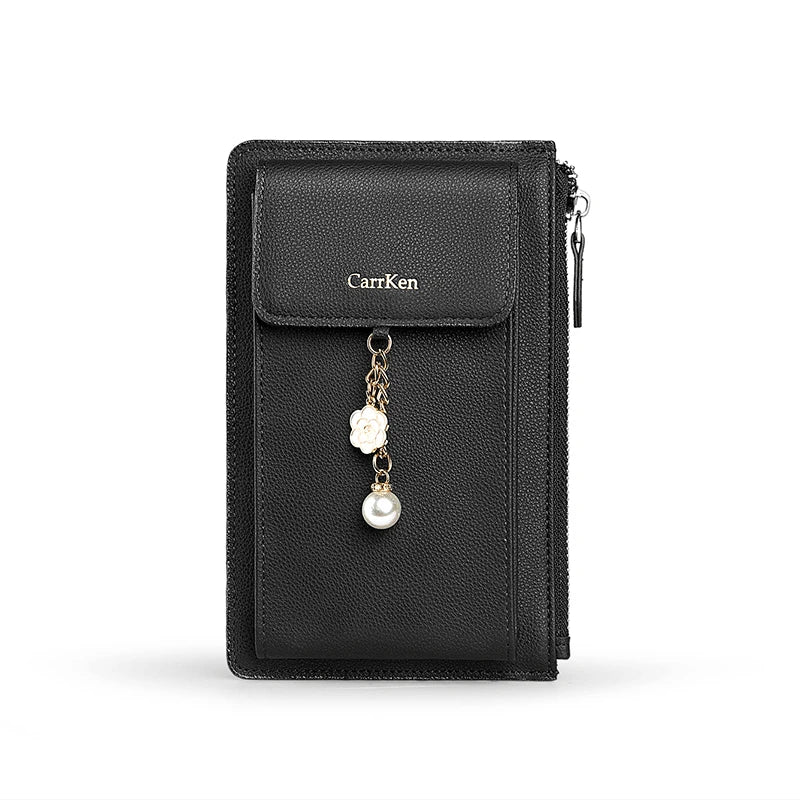 Oil Edge Women Wallet Shoulder Bag
