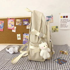 Women's Waterproof Backpack Student Girls School Nylon Backpack