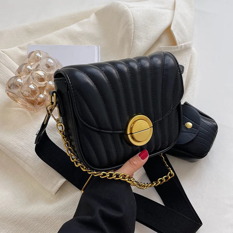 Summer Rhombus Saddle Bag Broadband Messenger Bag Women's Handbag